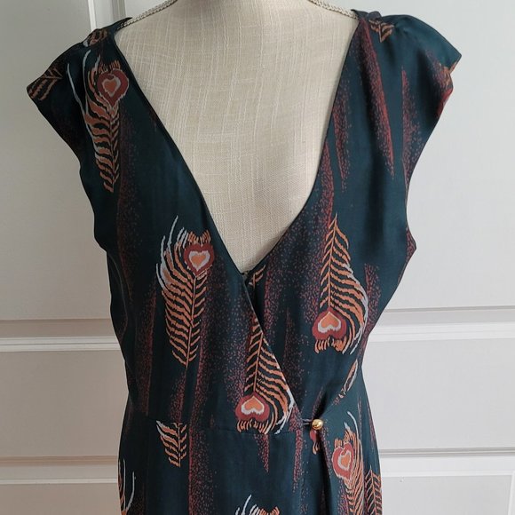 CORY Multicolor Semi Wrap dress, Size 10 - Picture 2 of 8